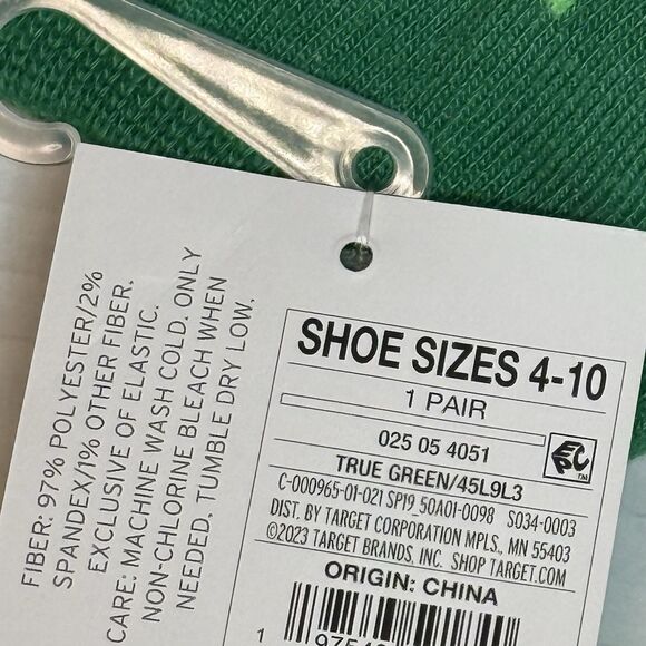 Set of 2 St Patrick’s Day Low Cut Leprechaun Shamrock Green Socks For Women NEW! - Picture 7 of 8